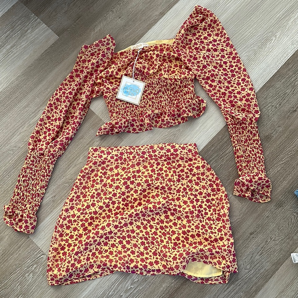 Top and skirt set small